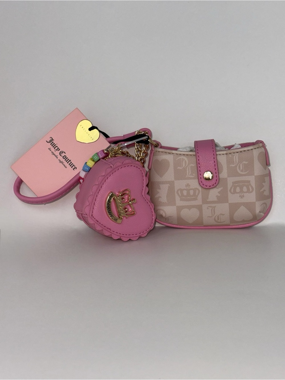 Juicy Couture Sandstone SWEET BREAK TIME MINI TAB WRISTLET